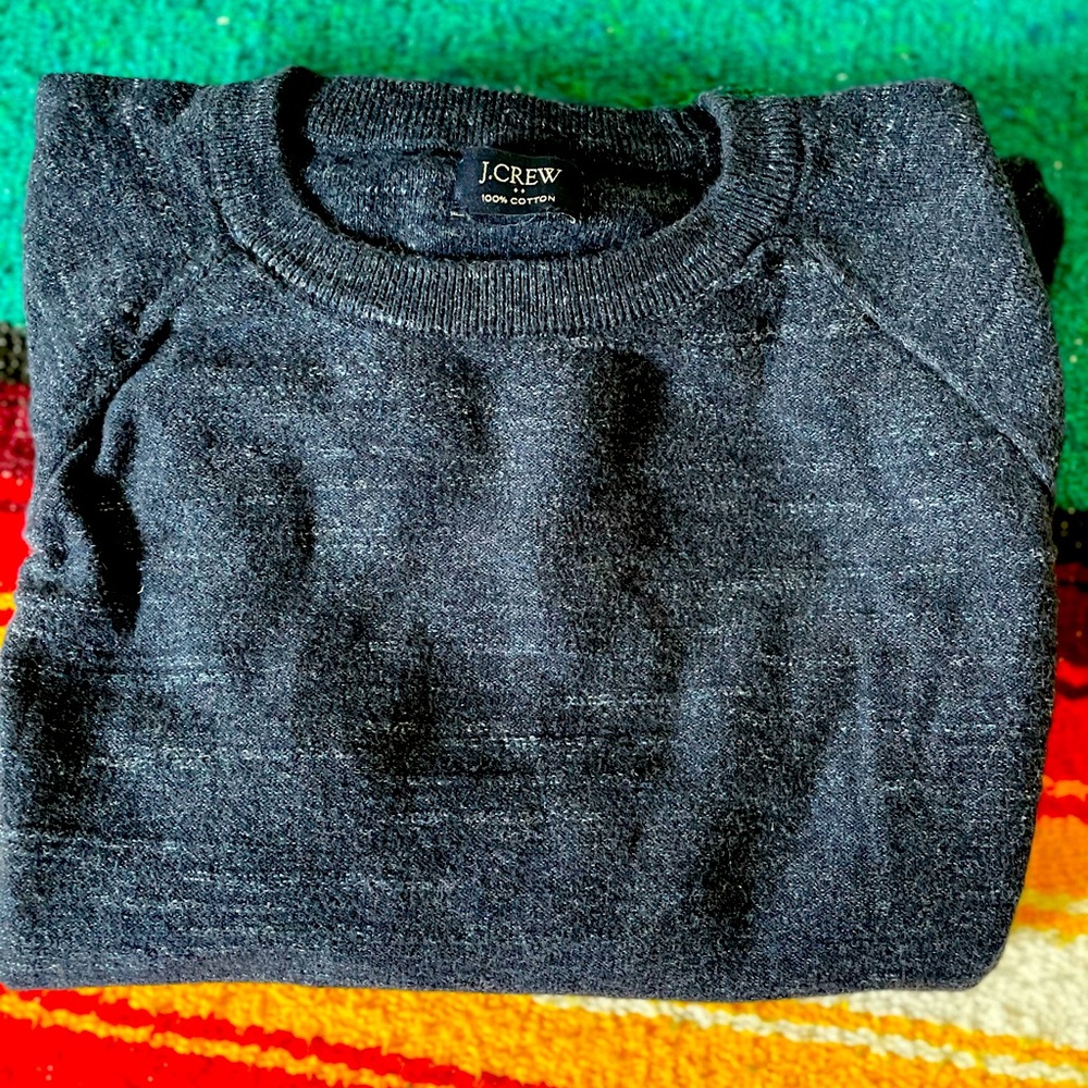 J Crew Rugged Cotton Sweater